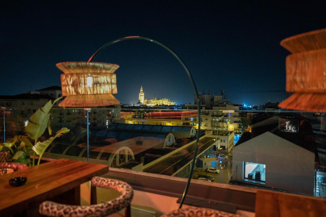 Hotel Lobby Σεβίλλη Εξωτερικό φωτογραφία View of the city from the hotel